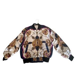 Vintage Satin Bomber jacket